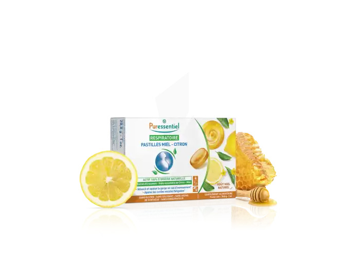 Puressentiel Respiratoire Pastilles Miel-citron B/20