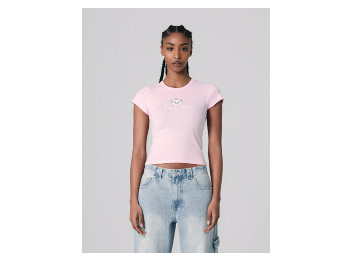 T-shirt Disney rose