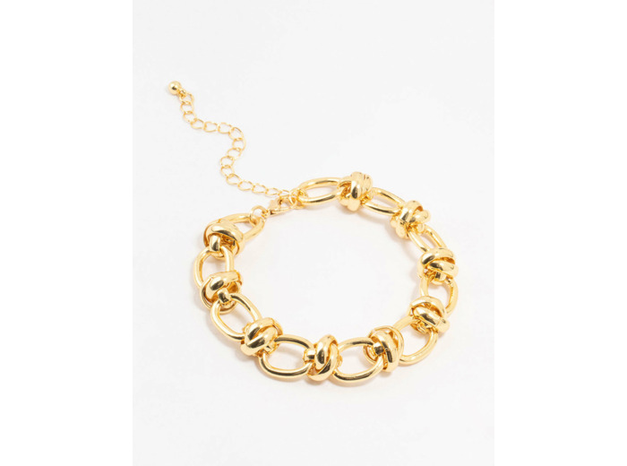 Gold Plated Chunky Chain Bracelet