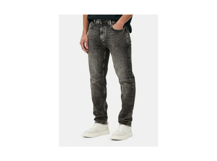 Jean coupe slim à taille mi-haute