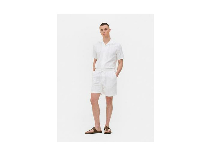 Short en seersucker texturé à coordonner