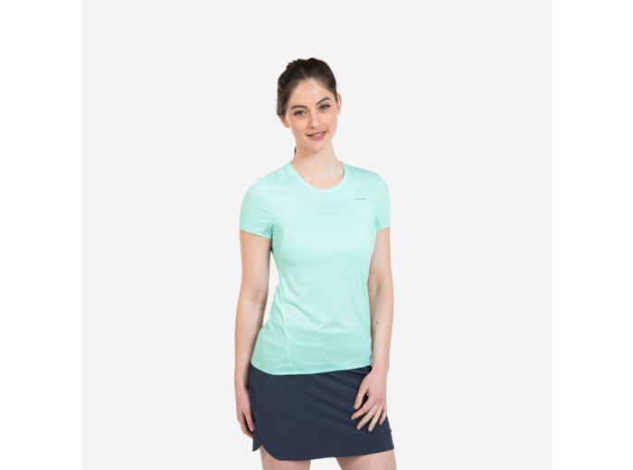 T-shirt manches courtes de randonnée montagne - MH100 - Femme
