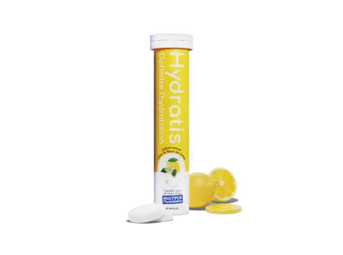 Hydratis Pastilles Effervescentes Citron Fleurs De Sureau T/20
