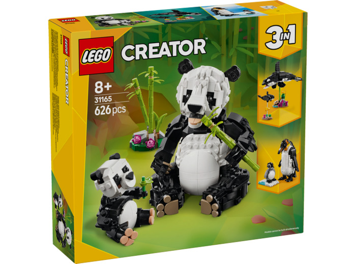 Animaux sauvages : la famille de pandas LEGO Creator 31165