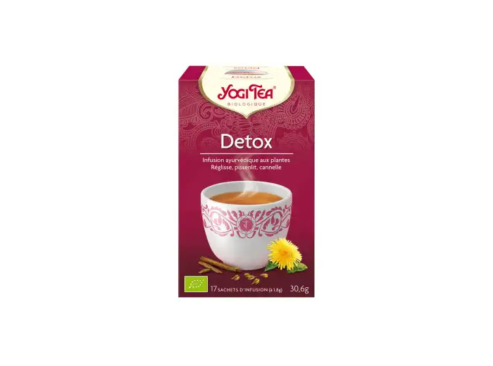 Yogi Tea Tisane Ayurvédique Détox Bio 17 Sachets/1,8g