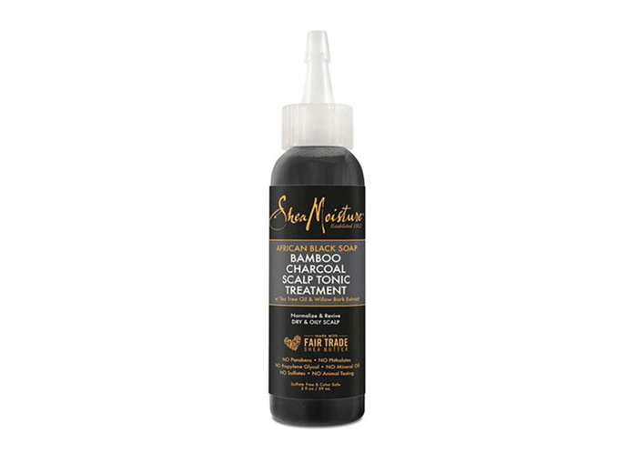 SheaMoisture African black soap bamboo charcoal Scalp Tonic treatment