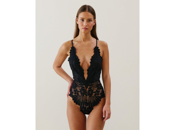Body en dentelle noir