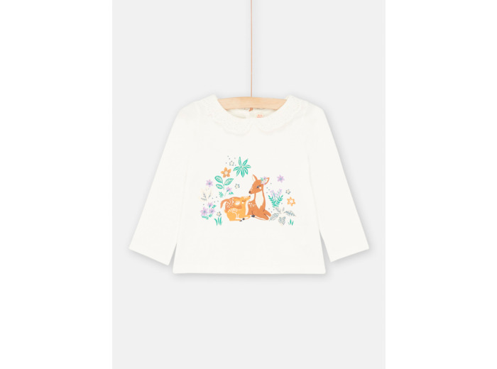 Brassière à manches longues pour bébé fille