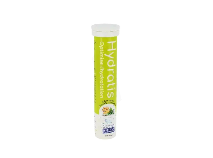 Hydratis Pastilles Effervescentes Citronnelle Gingembre Tube De 20
