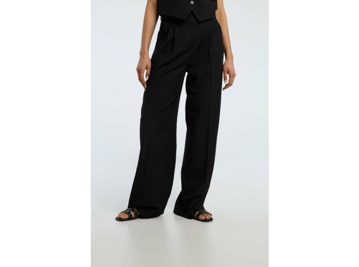 Pantalon à jambe large