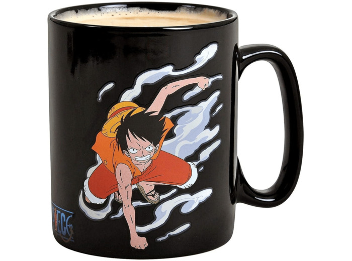ABYstyle - Céramique - ONE PIECE - Mug Heat Change - 460 ml - Luffy & Ace