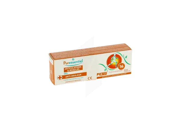 Puressentiel Articulations & Muscles Gel Articulations & Muscles Aux 14 Huiles Essentielles 60 Ml