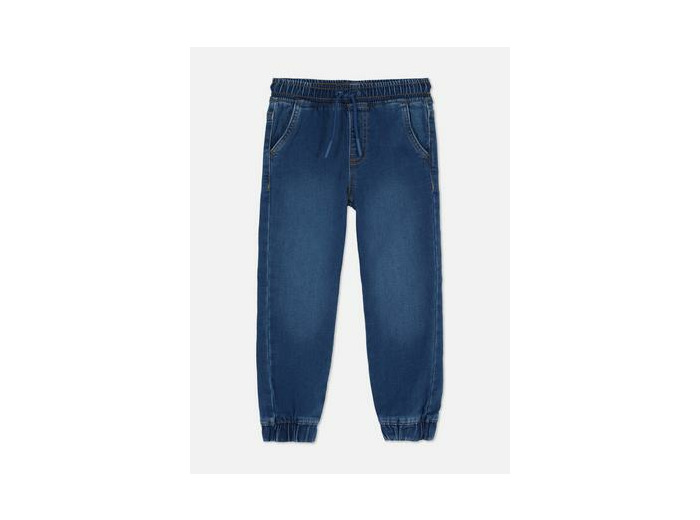 18 mois-7 ans | Bas de jogging en jean à revers