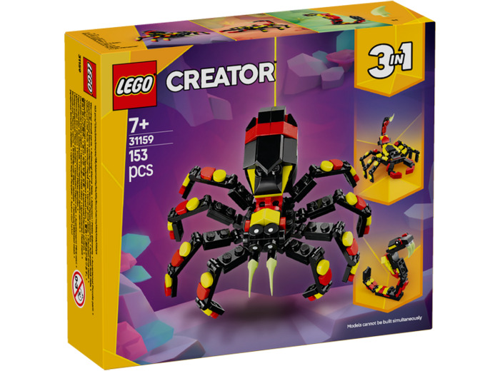Animal sauvage : l’araignée surprenante 3 en 1 LEGO Creator 31159