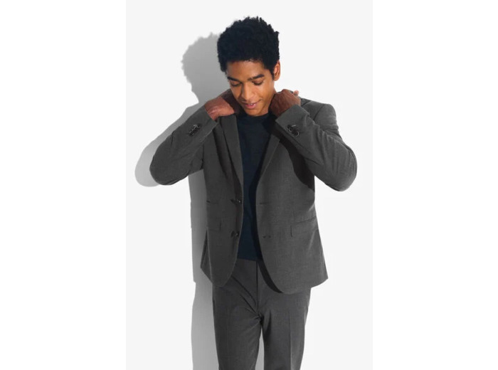 Veste de costume extra-slim bistretch - Gris foncé