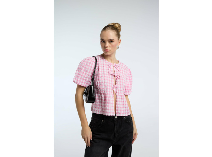 Blouse à manches bouffantes