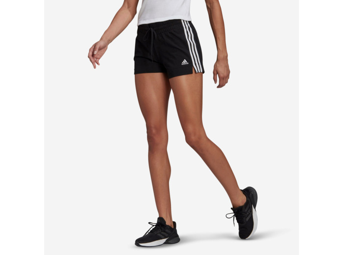 SHORT DE FITNESS SOFT TRAINING ADIDAS FEMME noir