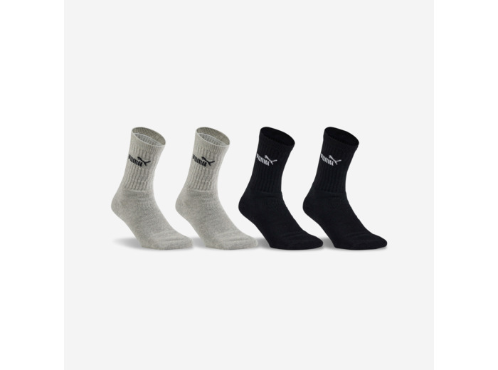 Chaussettes Puma coton hautes - lot de 4