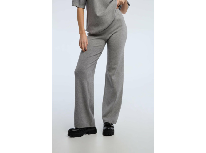 Pantalon large en maille
