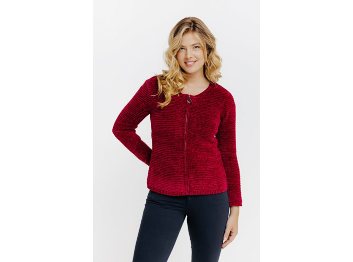 Cardigan Zippé
