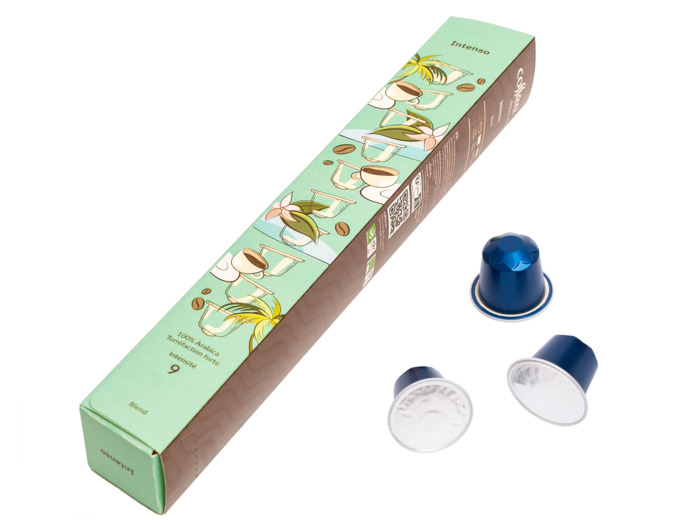 Café blend «Intenso» étui Caps x10