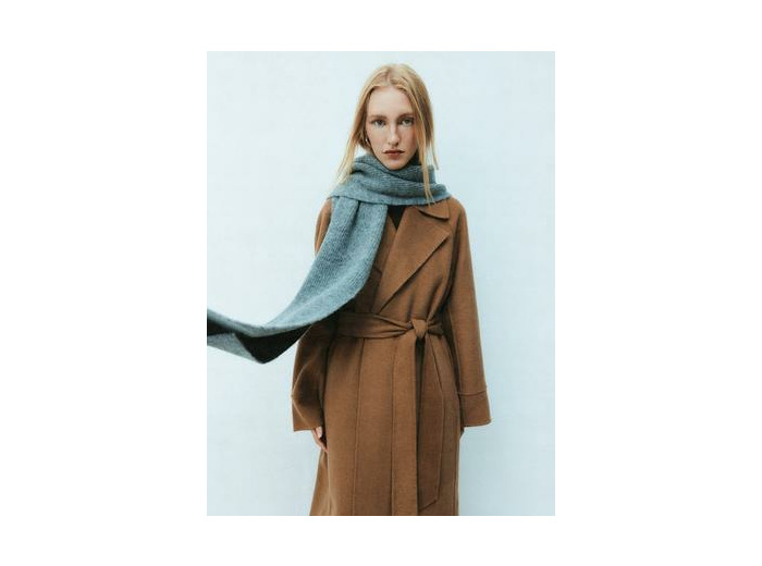 Manteau long à ceinture The Edit