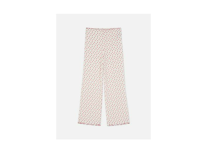 Pantalon de pyjama à motif cœurs