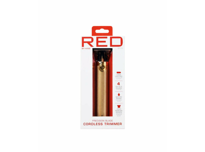 By Kiss Precision Blade Cordless Trimmer -Red
