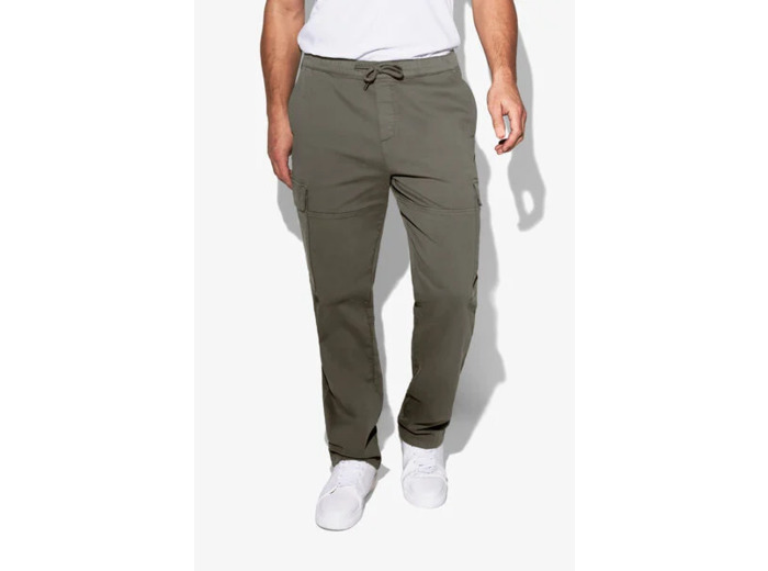 Jogging cargo bas droit - Gris Foncé