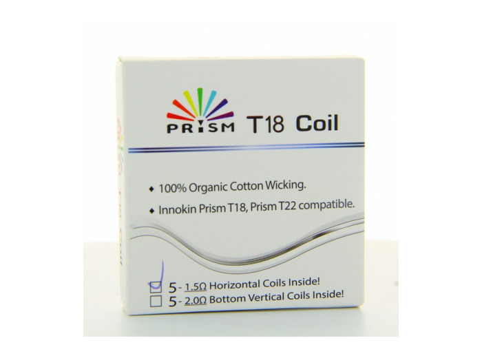 Pack de 5 resistances Prism T18-T22 Innokin