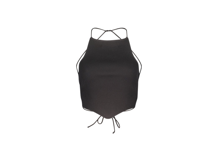 Haut en tricot côtelé