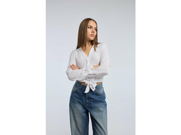 Blouse à nouer