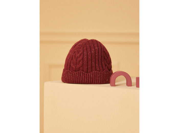 Bonnet maille fantaisie