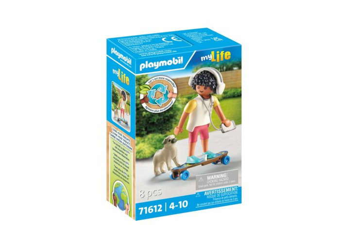 ADOLESCENT AVEC CHIEN PLAYMOBIL MY LIFE 71612