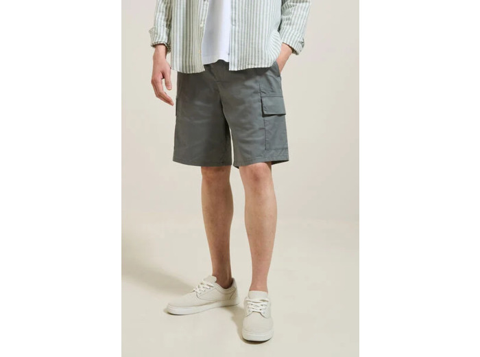 Bermuda cargo matière technique - Bleu