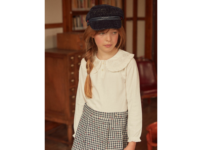 Blouse col claudine