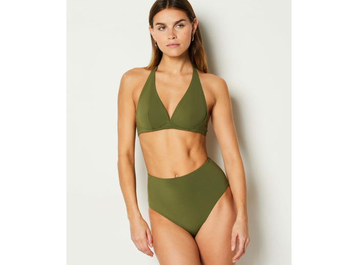 Culotte bikini taille haute bas de maillot