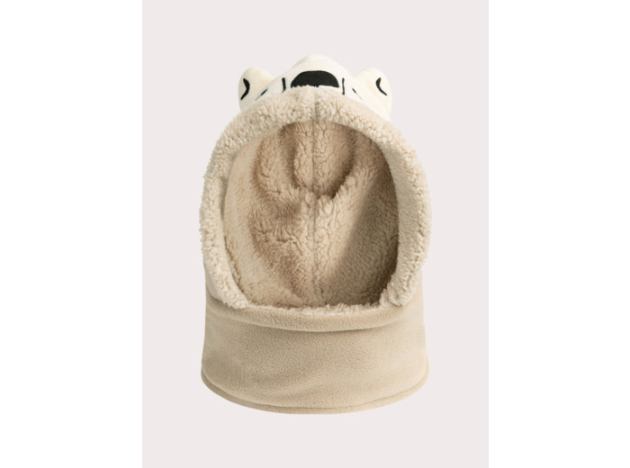 Cagoule animation ours polaire pour garçon