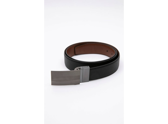 Ceinture en cuir homme à plaque