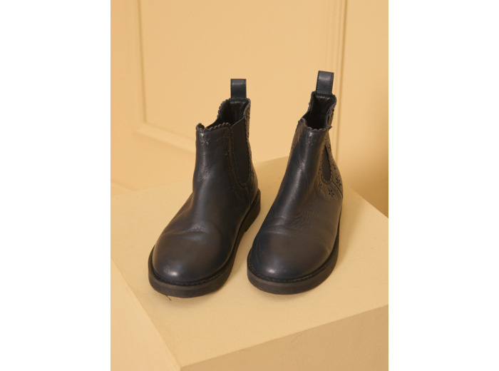 Boots Bleu marine