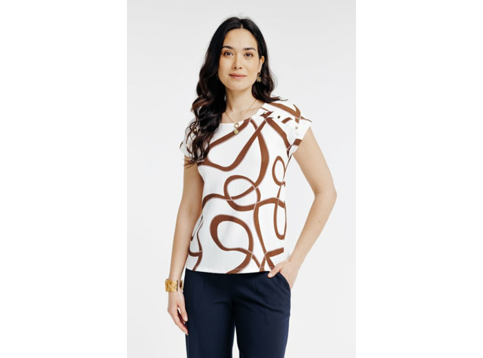 Tee-shirt imprimé manches courtes
