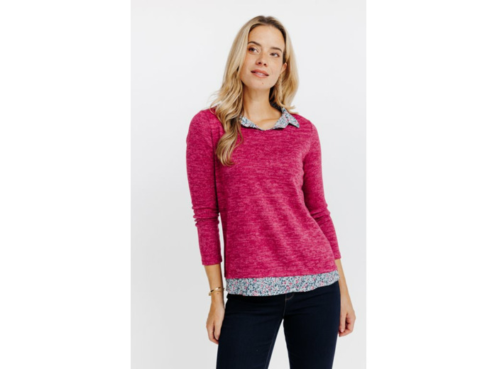 T-Shirt 2En1 Manches Longues