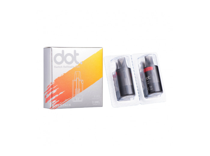 Pack de 2 pods 3ml 0.8ohm Dot Switch R Dotmod