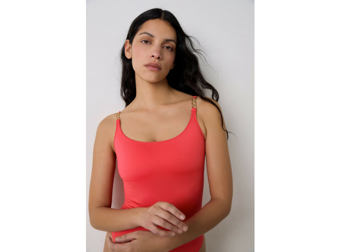 Maillot de bain 1 pièce détails bijoux