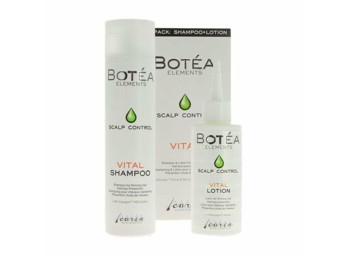 Shampooing & lotion pour cheveux clairsemés