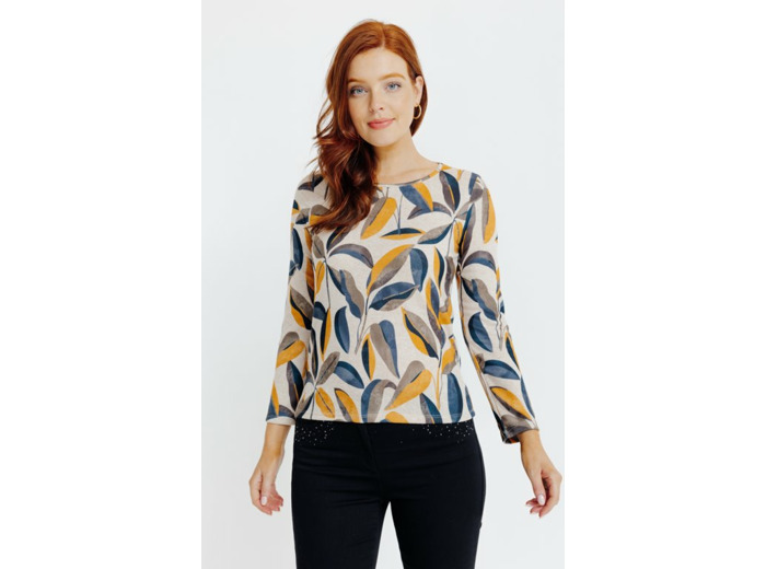 T-Shirt Imprime Manches Longues