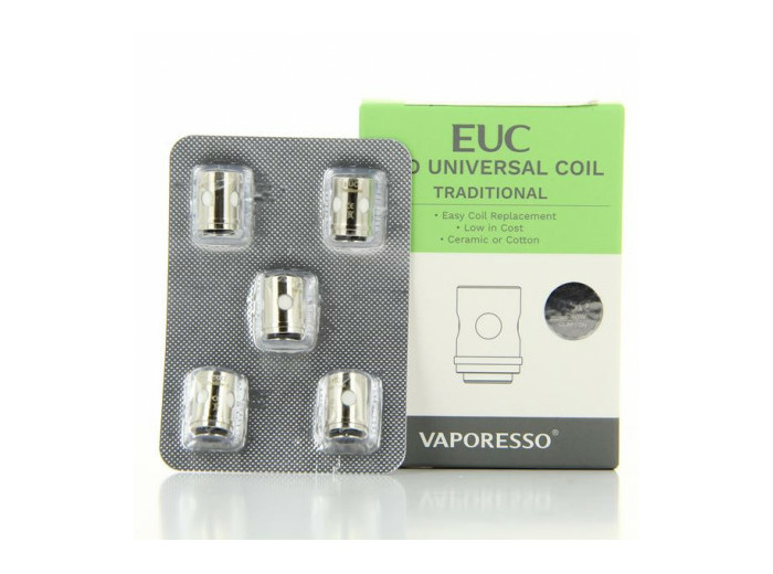 Pack de 5 résistances Traditional EUC Clapton 0.5ohm Vaporesso