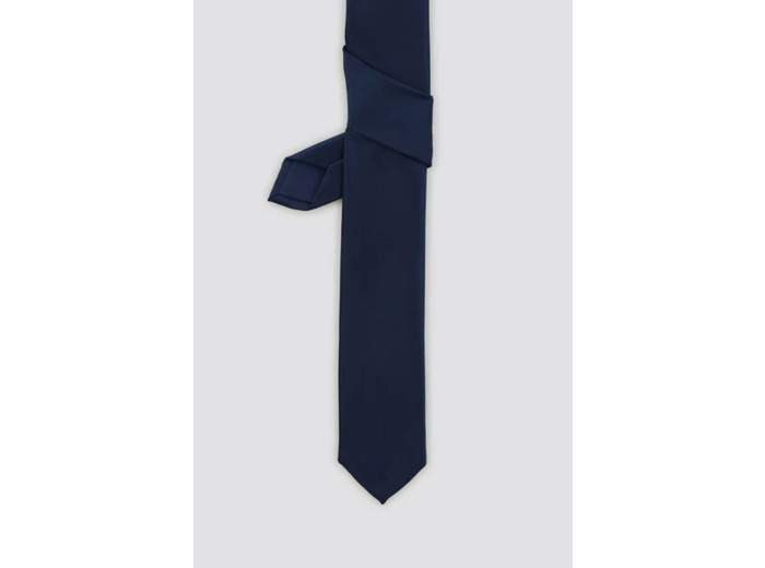 Cravate unie - Bleu foncé