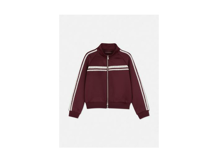 7–15 ans | Sweat-shirt zippé à finitions en dentelle