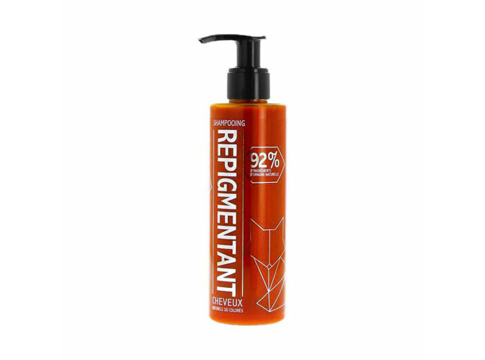 Shampooing repigmentant sienne
